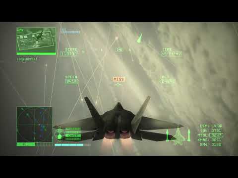 Ace Combat 6: Mission 13: Liberation of Gracemeria Pasternak defeated Expert Difficulty