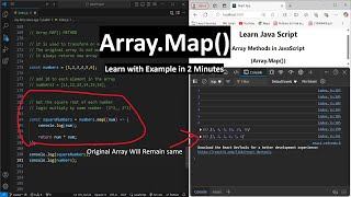 Map Array Method in JavaScript | How to Use the Map() Function | JavaScript Array Methods Tutorial