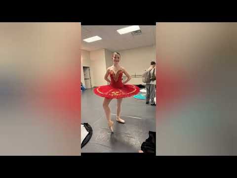 Stage ballet costume for various roles Snowflakes Nutcracker F 0001 - video 19