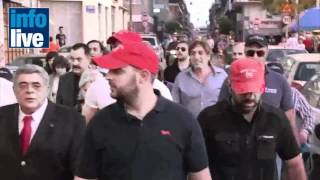 Neo-Nazis celebrating in Greece