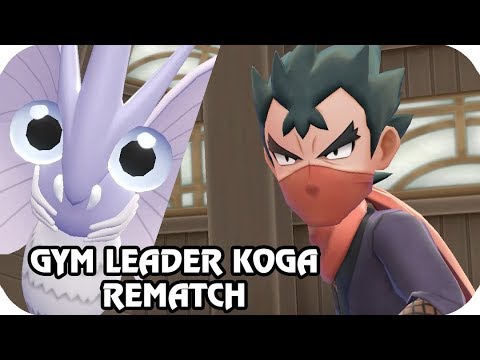 Pokémon Let's Go Pikachu & Eevee : Gym Leader Koga Rematch (1080p60)