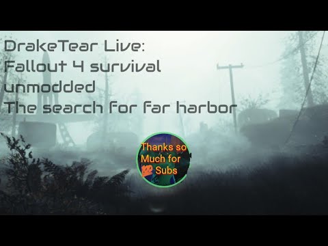 DrakeTear Live: Fallout 4 survival no mods combat zone and picking up Cait 😍