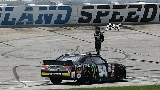 NASCAR - Chicagoland2015 Xfinity Final Laps Jones Passes Blaney and Wins