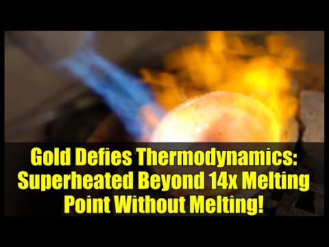 Gold Defies Thermodynamics: Superheated Beyond 14x Melting Point Without Melting!