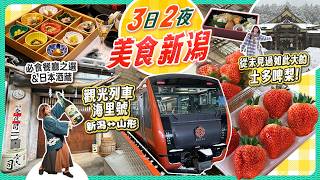 新潟美食3日2夜Vlog 一定要記底這些餐廳、酒造、溫泉旅館｜終於搭到! 海里 觀光列車  #日本 #新潟 #北陸
