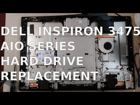 Dell Inspiron 3475 AIO Series Hard Drive Replacement