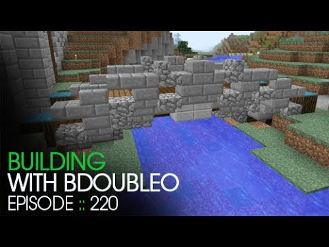 Minecraft :: Castle Entrance Bridge :: Building with BdoubleO :: Episode 220