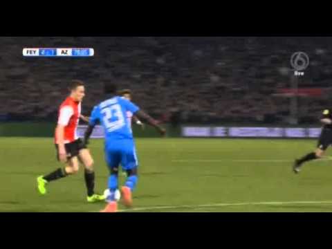 Kramer M. Goal - Feyenoord 2 - 1 AZ Alkmaar - 03-03-2016