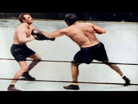 Infamous Fight. Primo Carnera vs Ernie Schaaf - February 10, 1933 in Color