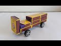 How To Make A Matchbox Car Truck At Home Matchbox Truck Mini Car Matchboxtruck