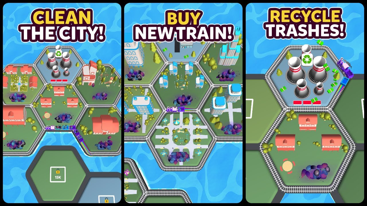 Trash Train Gameplay Android Mobile