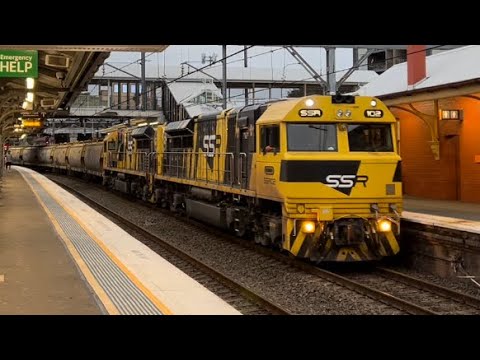 1841 - Southern Shorthaul Railroad’s SSR102 and SSR101 - Lidcombe - 19th February 2022