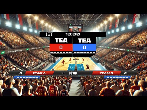 How to add a basketball scoreboard overlay to OBS live streams - Also works on VMix/ Wirecast & more