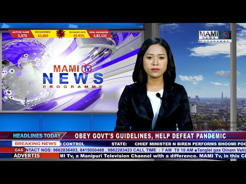 MAMI TV PRIME TIME MANIPURI NEWS 02 JULY 2021