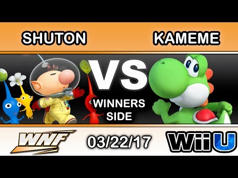 WNF 1.6 - Shuton (Olimar) Vs. DNG | Kameme (Mega Man) Winners Side - Smash Wii U