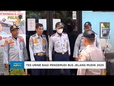 POLDA METRO JAYA GELAR TES URINE BAGI PENGEMUDI BUS JELANG MUDIK 2025