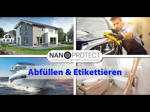 Nanoprotect GmbH - Die Chemie stimmt ! - Abfüllen & Etikettieren
