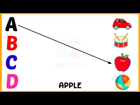 Phonics Song ABCD A for Apple B for Ball c for Cat ABCD One Two Three Phonics Alphabet a to z