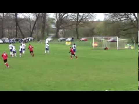 28-04-2013 r  Gol Pawła Hajłasza z meczu z LZS Osiek