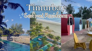 2 Bedrooms di Timurbay Seafront Residence, Kuantan Pahang • Pantai cantik untuk healing depan laut🌴