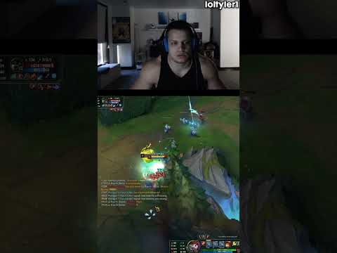big boi tyler1 got stunlocked by warwick #leagueoflegends #shorts