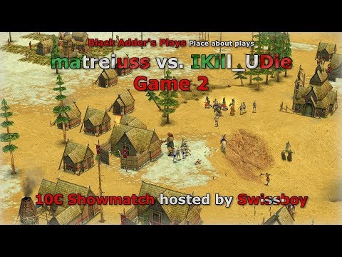 Swissboy's 10€ Showmatch - matreiuss vs. IKill_UDie, Game 2 - Age of Mythology: The Titans