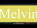 Melvin theme captain underpants