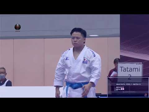 Ariel Torres Gutierrez vs Ryonosuke Kikuchi | Semi-Final Male Kata | Fukuoka 2023
