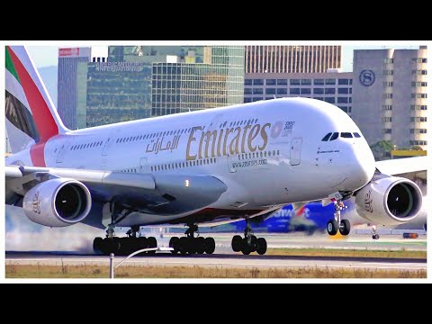 3 "SUPER" AIRBUS A380 ARRIVALS AT LAX ON DECEMBER 20TH, 2019 - PLANE SPOTTING