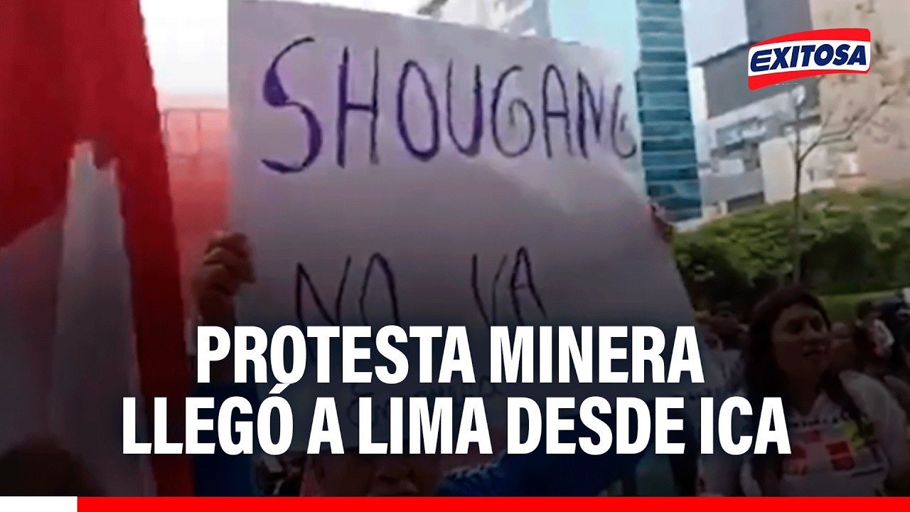 🔴🔵Habitantes de Marcona y Bella Unión realizaron protesta por actividades mineras