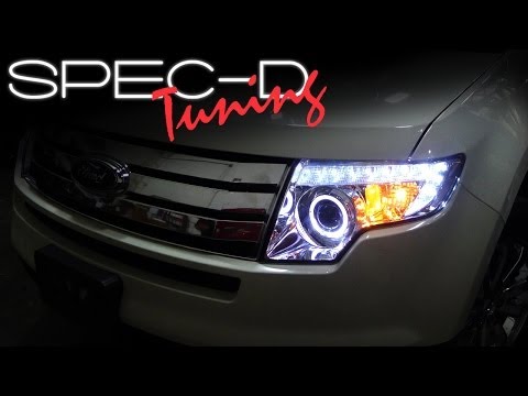 SPECDTUNING INSTALLATION VIDEO: 2007-2010 FORD EDGE PROJECTOR HEADLIGHTS