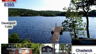 preview picture of video 'Maine Real Estate | Log Waterfront Cottage On East Grand Lake 8390'