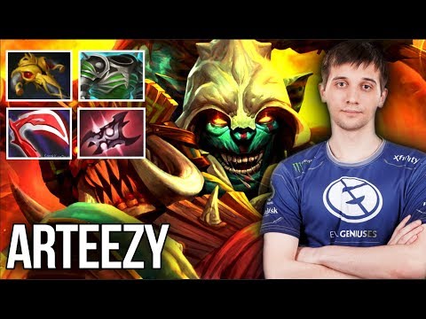 10k MMR Arteezy Huskar Mid Raid Boss Faceit Pro League - Dota 2