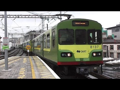 IE 8100 Class Dart Train number 8137 - Connolly Station, Dublin