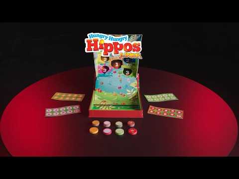 Hungry Hungry Hippos Junior Board Game, Preschool Games, Kids Board Games, Counting & Number Game thumbnail