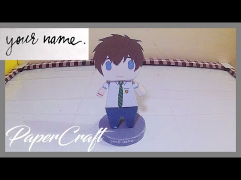 How to make Taki (YourName) | PaperCraft | Timelapse