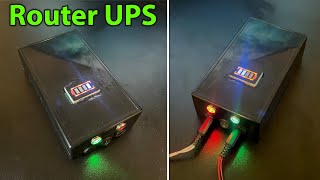 DIY A Small UPS for WiFi Router