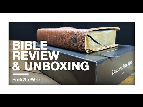 Scriptura Bible Review: ESV Clarion Reference Edition Unboxing