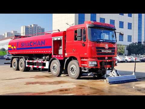 Thumbnail for 30000L Shacman 380HP road cleaning water jetter truck by Wheelbase, SEAT, Vehicle, Truck