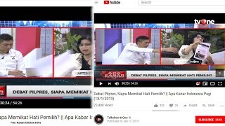 Jubir Jokowi Rebut Kertas Timses Prabowo saat Debat di Acara TV, Anggap Sebarkan Data Hoaks