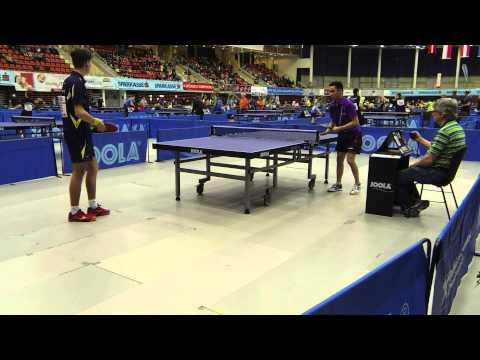 150404 Linz, JBT, Oliver Petersen - Gustav Johansson