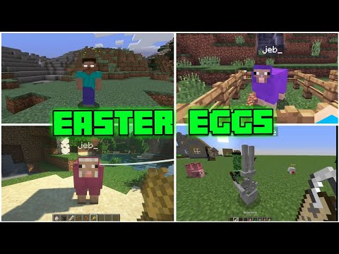 iMinecraft - 5 Easter Eggs In Minecraft BedRock Edition *2021*