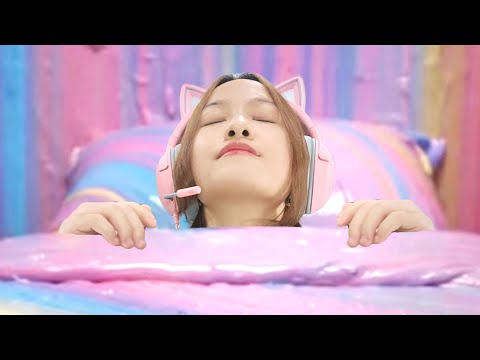 Tidur di Kasur Slime! [Fanny Tjandra React]