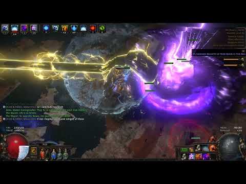 [Path of Exile] Hexblast Mines Occultist on Shaper, bossing build
