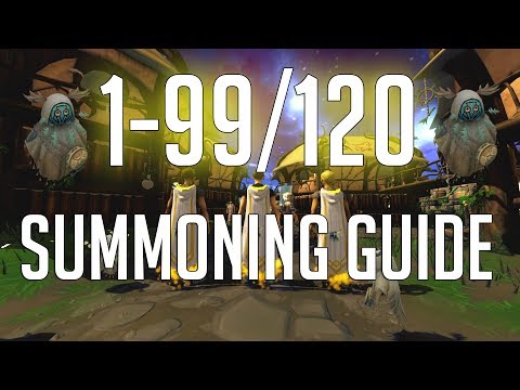 Runescape 3 - 1-99/120 Summoning guide 2018