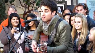 Darren Criss performs "Part Of Your World" at The Grove LA