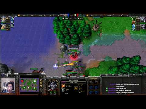 ZeLL (HU) vs KraV (UD) - WarCraft 3 - WC2711