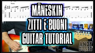 My¥neskin - Zitti E Buoni Guitar Tutorial Lesson
