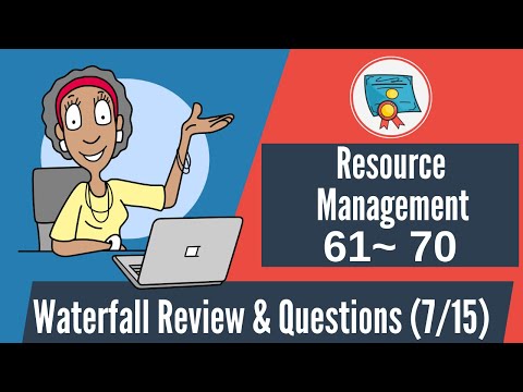 150 Waterfall Questions & Review: 61-70 (Resource Management)