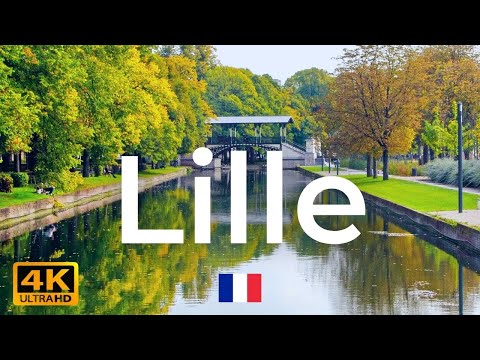 Lille, Citadel - France Walking Tour (4k Ultra HD 60fps)